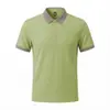 Desejo Cor Americano Bloqueio de Cores Lapela Manga Curta Time de Golfe Construção de Equipe Tamanho Plus Outdoor Respirável Roupas de Trabalho em Grupo Camisa Polo