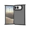 Adequado para Capa de Celular Integrada com Dobradiça Skin-Feel iPhone Duo Cobertura Protetora Dobrável Esquerda e Direita Apple Duo Fábrica