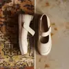 Zapatos Nuevos de Estilo para Madres de Mediana Edad y Mayores Velcro Piel de Vaca Suela Suave Ligeros Resistentes al Desgaste Zapatos Planos para Mujer Fabricante Fuente de Suministro Estable