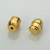 Tapones para los oídos tipo bala Anticaída, Antideslizantes, Hebilla de Fijación Antipinchazos, Taponcitos y Aretes con Recubrimiento de Oro de 18 quilates que No se Caerán después de Ser Tirados hacia Atrás