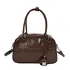 Bolsa de concha para bolos para mujer, estilo retro simple de nicho, bandolera simple, bolsa de axila, bolsa cruzada estilo viaje y desplazamiento