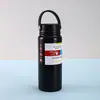 Nova Garrafa de Água Esportiva de Grande Capacidade, Copo Térmico Transfronteiriço de Aço Inoxidável 304, Copo Portátil para Carro, Garrafa de Água Portátil para Exterior