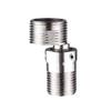 Aço inoxidável 304 universal pé curvo válvula misturadora interface de chuveiro ajuste inclinado chuveiro torneira redutor de diâmetro acessórios de canto