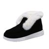 Zapatos Casuales de Gamuza para Mujer de Caña Baja de Algodón en Stock Zapatos Peludos para Mujer 2025 Invierno Nuevos de Exportación Talla Grande Zapatos para Mujer 35-43