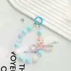 Nueva Cadena para Teléfono Móvil de Cuentas de Gelatina Dibujos Animados Gato Kate Clip Trasero para Teléfono Móvil Accesorios de Caja Ciega Colgante
