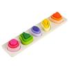 Juego Geométrico Montessori Educativo para Niños Columna Educación Temprana de 3 a 6 Años Niños y Niñas Bebé Juego de Bloques de Construcción de Emparejar Formas