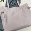 2024 Nuevo Bolso Tote Bolso de Mujer Gran Capacidad Moderno Estilo Coreano Casual Bolso de Tela Color Sólido Bolso de Mujer Bolso de Hombro con Estilo