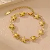 Bs0022 Verano Transfronterizo Nuevo Estilo Pulsera de Acero Inoxidable Geométrico Moda Joyería de Pulsera de Gama Alta Venta al por Mayor para Mujeres