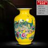 Jingdezhen, pequeño jarrón de cerámica, adornos florales para sala de estar, moderno y sencillo, decoraciones de flores secas para el hogar, botella de porcelana