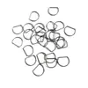 Piercing de Nariz Letra D Sem Costura de Titânio em Forma de D G23 Liga de Titânio Piercing de Lábio Stud de Osso da Orelha Joia para Piercing de Cartilagem Minimalista