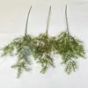 Hierba de Arroz Artificial de Vainilla Jiuli Hojas de Plástico Flores Falsas Flores Artificiales Decoración para el Hogar Sala de Estar Plantas Verdes Falsas