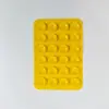 Ventosa de silicone para celular, dupla face, com 24 ventosas quadradas, adesivo forte, suporte universal para celular, base antiderrapante