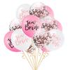 AliExpress 15 Piezas nuevo Team Bride combinación de globos de confeti color oro rosa Decoración para despedida de soltera boda