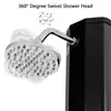Ducha Solar Multifuncional Negra para Piscina de 35L con Boquilla Ducha Solar