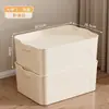 Caixa Organizadora para Uso Doméstico, Caixa Organizadora de Grande Capacidade sob o Guarda-Roupa ou Mesa no Quarto, Organizador Plástico Espessado e Conveniente para Armazenamento sob a Cama
