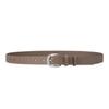 Cinturón de hebilla de pin para mujer simple liso cuero vacuno genuino combinable traje jeans decorativo sensación de alta gama estilo ins cinturón mujer