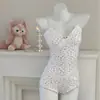 Novo Pijama Sexy para Mulheres 2026, Vestido de Peça Única Floral de Verão com Bojos, Camisola Justa, Estilo Puro Desejo