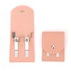 Portátil de aço inoxidável cortadores de unhas conjunto pedicure ferramentas especiais para unhas conjunto completo de tesouras de pele morta cortadores de unhas conjunto de beleza