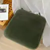 Cojín de peluche de niña ins lindo para invierno, cojín para silla de mesa de comedor, cojín para estudiante, cojín para silla de oficina de uso prolongado