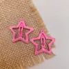Grampo de Cabelo Estrela de Epóxi Cor Doce 3cm para Crianças, Cabelo Interno Cebola, Estrela de Cinco Pontas, Boa Qualidade, Celebridade da Internet, Grampo de Cabelo para Mulheres, Grampo BB