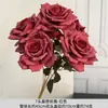 Materiais Florais Vermelhos, Decorações com Flores Artificiais, Decorações de Casamento, Arranjos para Mesa de Jantar da Sala de Estar, Buquês, Exibições de Flores Artificiais, Arte Floral