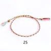 Amazon Explosiones Colorido Cuerda de Algodón Pulsera de la Amistad Cuentas de Cobre Borla Hecho a Mano Trenzado Cuerda de Mano Pieza de Mano Ajustable para Hombres y Mujeres