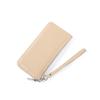 Carteira feminina Bolsa de puxar único Bolsa feminina com zíper elegante estilo coreano Bolsa de embreagem de couro envernizado Glow Bolsa Cartão multi-cartão Bolsa