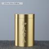 Latas de chá de latão tamanho pequeno Latas de chá portáteis Latas grandes seladas para uso doméstico Armazém de chá Caixas de chá de viagem Panelas de armazenamento de chá