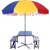 Conjunto de Guarda-Sol de Mesa com Publicidade para Proteção Solar Promoção de Pátio Combinação Portátil de Viagem Dobrável Camping Siaman