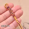 Borla de Nudo de Maíz de Xizang Tejida a Mano Borla Semiacabada DIY Estilo Étnico Hilo de Algodón Bolso Colgante Llavero Accesorios