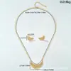 Collar Ajustable Cdd Luna Conjunto de Producto Nuevo Transfronterizo Europeo y Americano Material de Cobre Incrustado con Circonio Diseño de Moda Personalizado Fuente