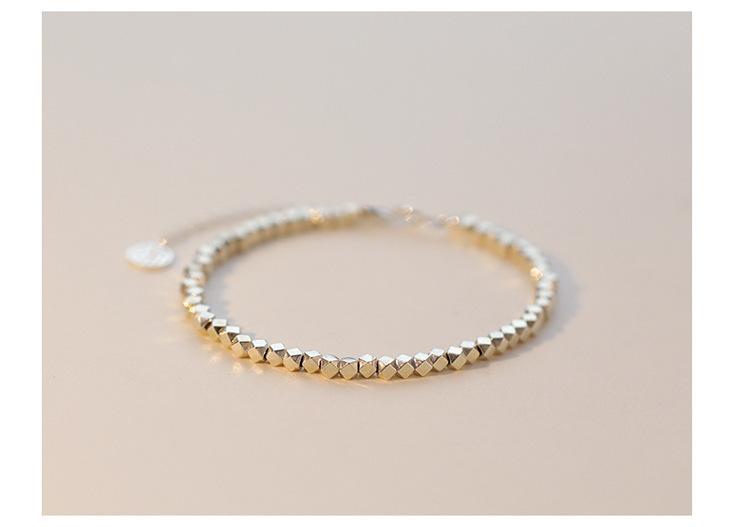 智贝详情图_1碎银几两福牌手链2022年新款碎银子手链女生手