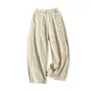 Calça pantalona na cor cáqui com barra curva, apresentando zíper e corte reto, para mulheres, nova coleção outono 2026, projetada para baixinhas, cintura alta, modelagem solta e casual.