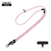 Cordão para Celular Transfronteiriço Crossbody Cordão para Celular Trançado 8mm Cordão de Pulso Destacável Três em Um Cordão Anti-Perda