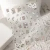 Pegatinas para Uñas Tendencia en Tiktok Repujadas 5D Retro Romántico Rosa Letra Impermeable Taza Cámara Decoración DIY