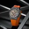 Reloj deportivo multifuncional para hombre con correa de silicona hipoalergénica, suministro transfronterizo, reloj de moda multifuncional para hombre