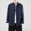Ropa de Hombre Shanggu 2026 Nuevo Estilo Japonés Manga Larga Algodón Puro Camisa Marca de Tendencia Ropa de Trabajo Versátil Moda Estilo Hong Kong Modelo de Hombre