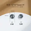 Accesorios de plata antigua, portacuentas, portaflores, tapas para cuentas, separadores de cuentas, almohadillas, accesorios para pulseras de cristal para manualidades, plata 99.9%