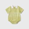 Mameluco de Verano de Manga Corta para Bebé Recién Nacido, Mameluco de Verano Delgado Clase A de Algodón Puro, Ropa Holgada, Traje Lindo para Bebé