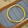 Pulsera de Oro Arena Vietnamita con Patrón de Nube Oro Herencia Antigua China Pulsera Sólida Pulsera de Alta Gama para Mujer