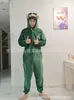Mono de Peluche Gris Pingüino Dibujos Animados para Otoño e Invierno Sonic Dragón Negro Unisex Ropa de Casa para Pareja Franela