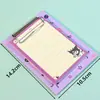 Portapapeles A6 Perro de Orejas Grandes, Desmontable, Bloc de Notas de Dibujos Animados de Alto Valor, Notas Adhesivas Desprendibles, Pizarra Portátil para Registro de Reuniones