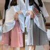 Pantalones Cortos de Maternidad Jingqi para Primavera y Verano, Pantalones Anchos Delgados de Seda de Hielo para Uso al Aire Libre, Pantalones Cortos Deportivos de Embarazo, Ropa de Maternidad para Mujer