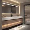 Juego de Gabinete de Baño Minimalista Integrado, Lavabo Inteligente, Lavabo, Gabinete de Tocador de Baño