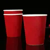 Copo de água vermelho suprimentos de casamento coleção completa ondulado espessado novo banquete de casamento vinho água fervida doméstico vinho tinto anti-queimadura cerveja