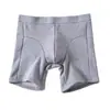 Ropa interior térmica cálida para hombre de invierno con forro polar, engrosada, resistente al desgaste, pantalones largos tipo bóxer para las piernas, pantalones bóxer para mediana edad y personas mayores