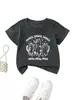 Amazon eBay Estación Independiente Divertido Versátil Nuevo Estilo baile maullido Tres Gatos Bailando Ropa Infantil Cuello Redondo Manga Corta