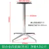 Pernas de Mesa de Jantar Externas em Liga de Alumínio para Restaurante e Café, Estrutura de Mesa, Pernas de Mesa para Lazer ao Ar Livre, Pernas de Mesa Metálicas em Forma de Cruz