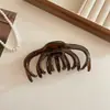 Presilha Grande para Cabelo de Mulheres com Cabelo Grosso, Garra de Cabelo Estilo Retro Francês para Penteados no Topo da Cabeça, Presilha Tubarão, Modelo Novo Tendência 2026