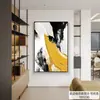 Pintura Decorativa para Vestíbulo Abstracta, Pintura Texturizada Vertical Grande para Sala de Estar, Pintura de Colgar de Alta Gama y Elegante para Pared de Fondo de Sofá